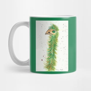 Funny green Emu Mug